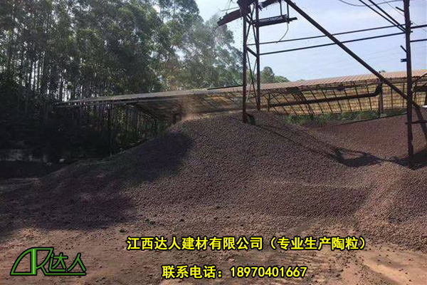 密度不同，陶粒也不同